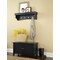 Alaterre Furniture Shaker Cottage Tray Shelf Coat Hook with Cabinet Bench Set, Charcoal Gray ASCA0509BL - alternate 2